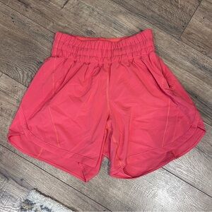 Lululemon Track That High-Rise Short 5’’ Lined size 4 in Solar Orange